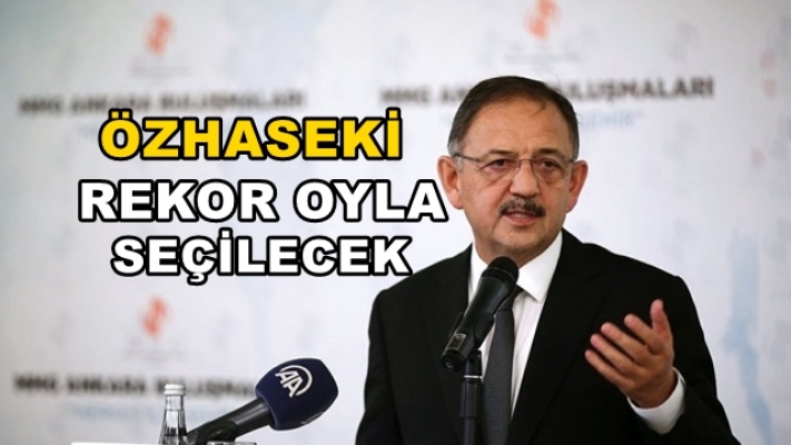 Özhaseki Ankara’da Rekor Oy Alacak!