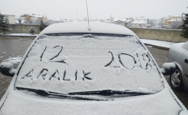 Yozgat'ta kar etkili oldu