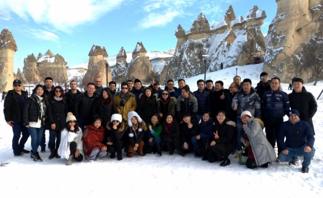 Çinli heyet Kapadokya'yı gezdi