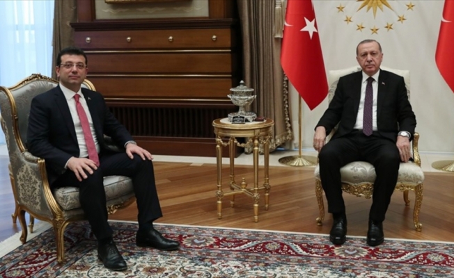 Cumhurbaşkanı Erdoğan, İmamoğlu'nu kabul etti