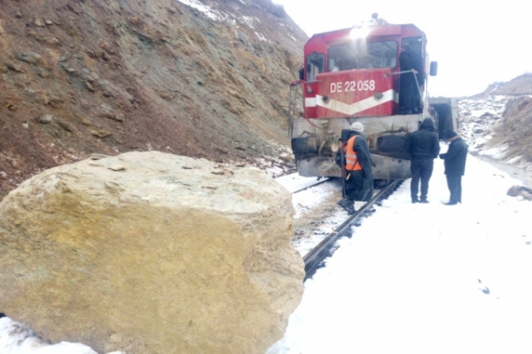 Kopan Kayaya Tren Çarptı, Facia Ucuz Atlatıldı