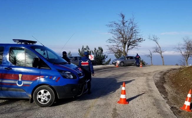 Spil Dağı Milli Parkı yolu ulaşıma kapandı