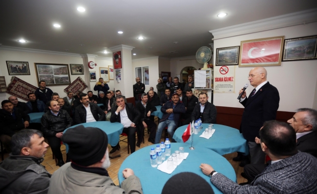 Yenimahalle Belediye Başkanı Yaşar'dan dernek ziyareti
