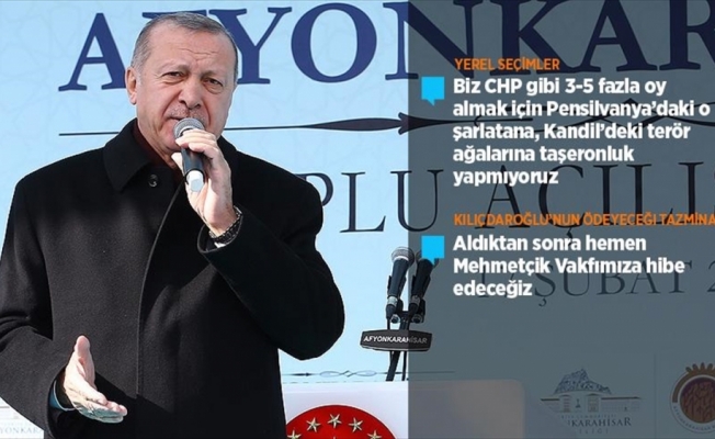 Cumhurbaşkanı Erdoğan: Terör ağalarına taşeronluk yapmıyoruz
