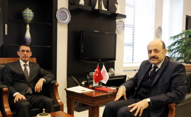 Saraç, Türkmenistan Büyükelçisiyle görüştü