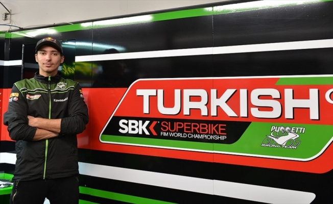 Toprak'ın hedefi 'Türk bayraklı' motosikletiyle podyuma çıkmak