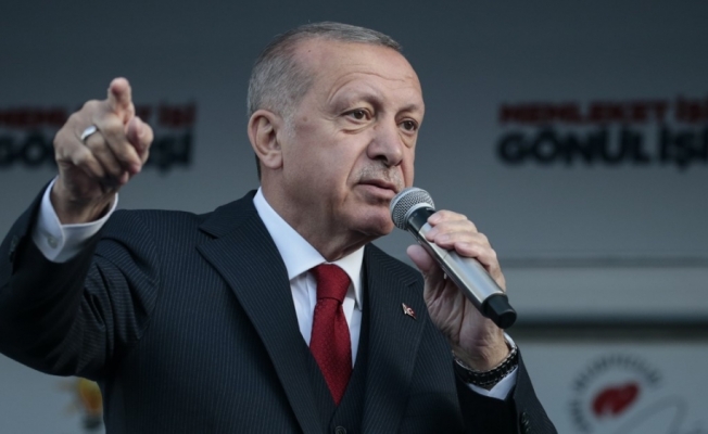 Cumhurbaşkanı Erdoğan: 'Bölücü örgüte Kandil'i mezar etmek için bu seçimden güçlü çıkmalıyız'