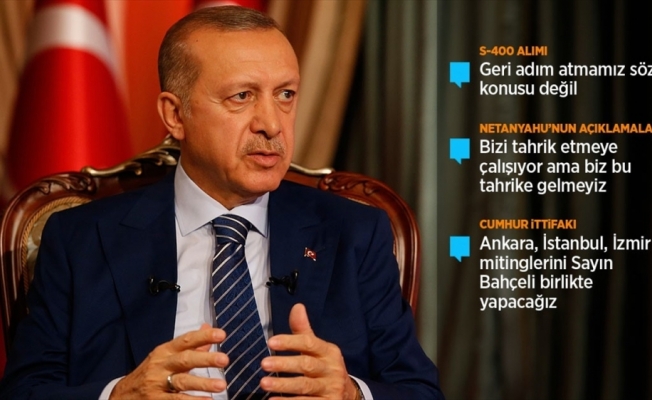 Cumhurbaşkanı Erdoğan: Bu milletin kırmızı çizgisi ezandır, bayraktır, vatandır