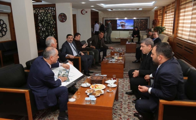 Yerlikaya, Belediye Başkanı Aydın'ı ziyaret etti