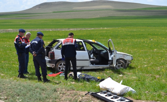 Aksaray'da otomobil şarampole devrildi: 1 ölü, 5 yaralı