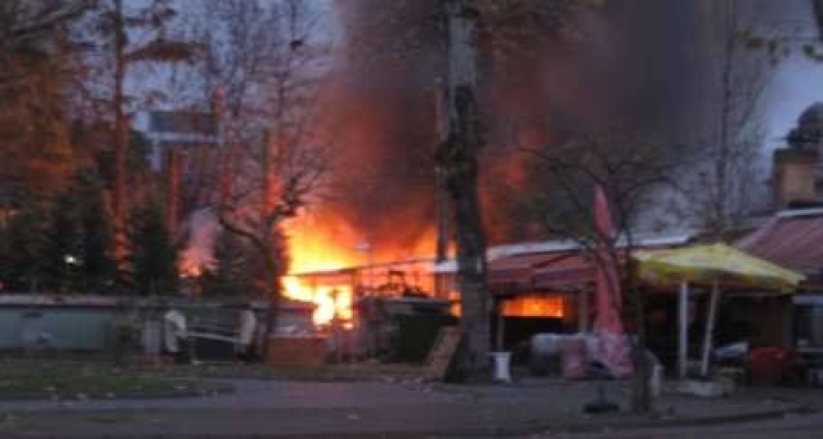 Ankara'da ev yangını