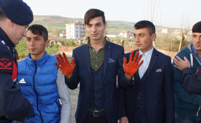 Ankara'da Asker adayları “azık torbası“yla uğurlandı