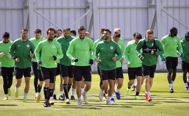 Atiker Konyaspor'da MKE Ankaragücü maçı hazırlıkları