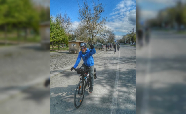 Beyşehir'de pedallar çocuklar için döndü
