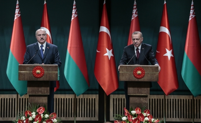 Cumhurbaşkanı Erdoğan: Belarus ile ticarette 1,5 milyar dolarlık hedef var