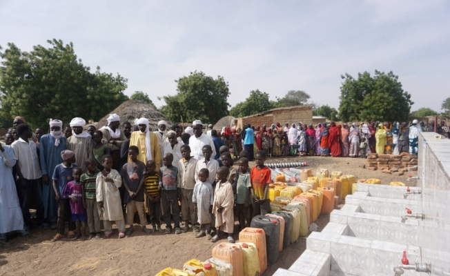 Mihalıççık'tan Çad'a su kuyusu yardımı
