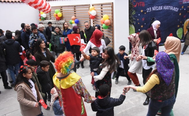 Türkiye Burslusu öğrencilerin çocukları 23 Nisan etkinliğinde buluştu