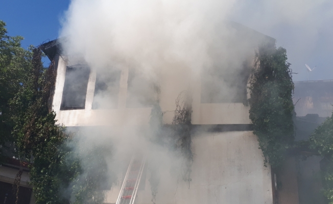 Beypazarı'nda ev yangını