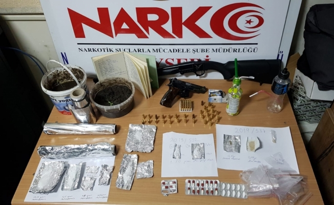 Kayseri'de uyuşturucu operasyonu: 14 gözaltı