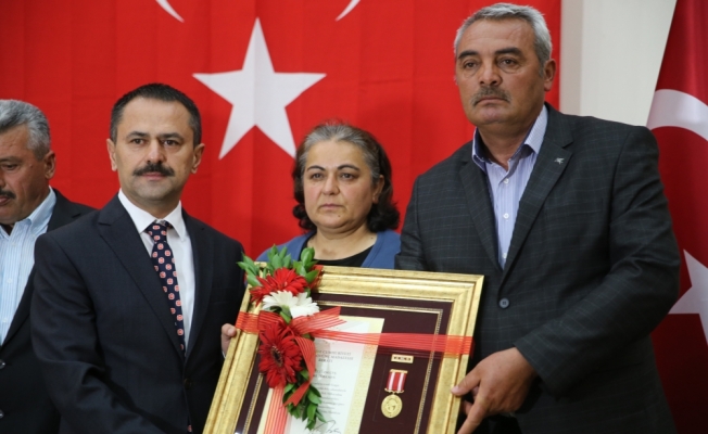 Nevşehir'de Devlet Övünç Madalyası ve Beratı töreni