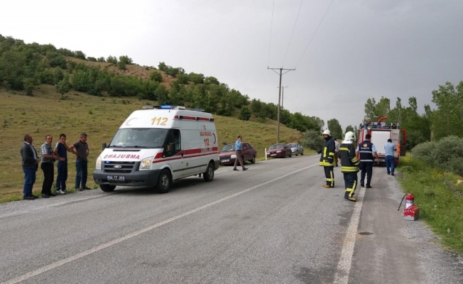 Yozgat'ta trafik kazası:1 ölü, 4 yaralı