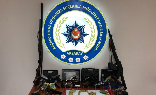 Aksaray ve Kayseri'de silah kaçakçılığı operasyonu