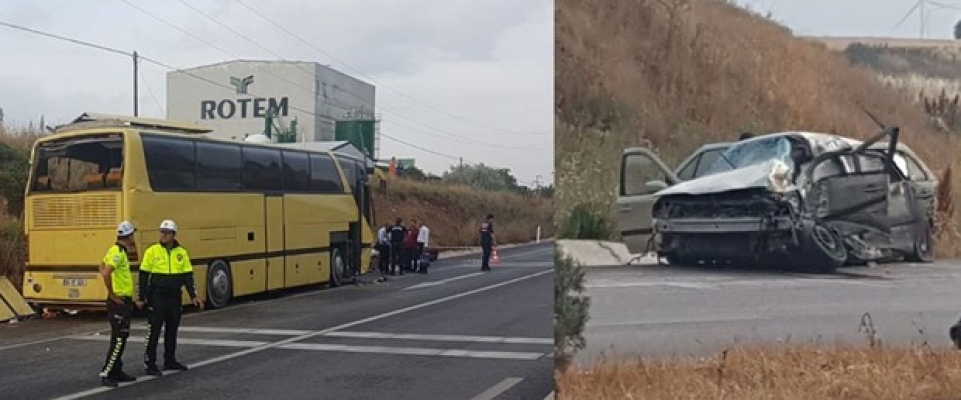 Bandırma'da feci otobüs kazası: 4 ölü 42 yaralı