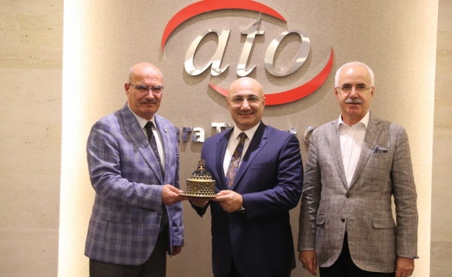 Halkbank Genel Müdürü Osman Arslan'dan ATO'ya ziyaret