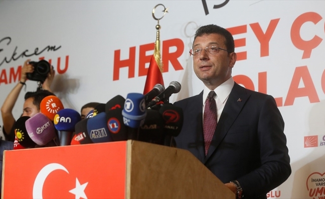İmamoğlu: İstanbulumuza bugünkü seçimin neticeleri hayırlı olsun