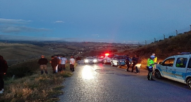 Ankara'da otomobil uçurumdan uçtu: 1 ölü