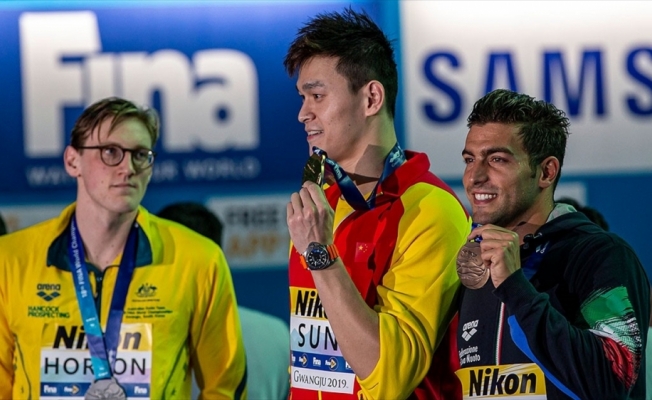 Avustralyalı ve Çinli sporcular arasında podyum tartışması