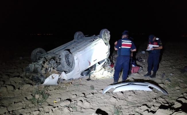 Konya'da otomobil devrildi: 5 yaralı