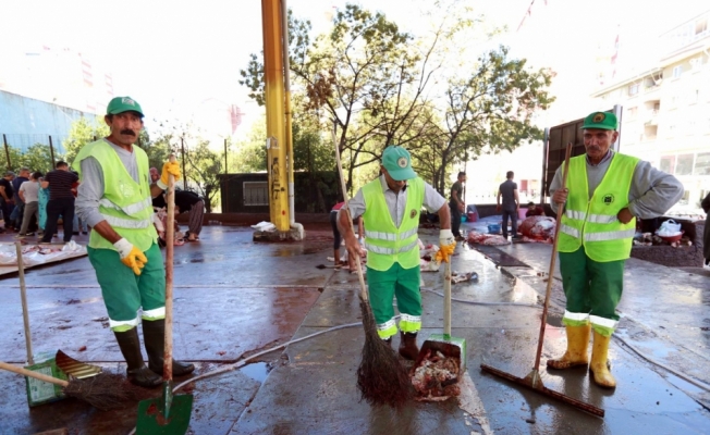 Yenimahalle Belediyesi'nin temizlik çalışmaları