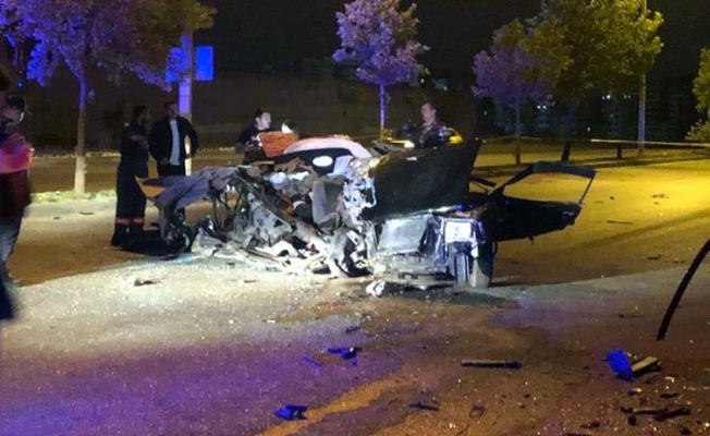 Ankara'da 'Drift' kovalamacası: 2 ölü, 1 yaralı