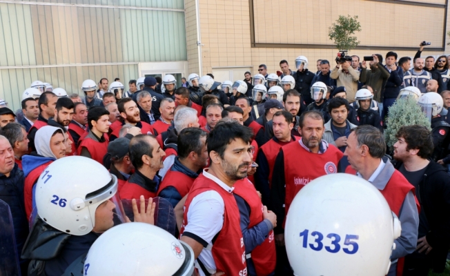 Eskişehir'de izinsiz gösteriye polis müdahalesi