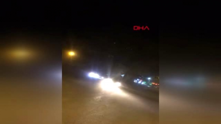 Ankara'da drift yapan iki sürücü kameraya yakalandı