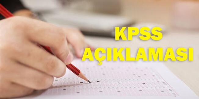 ÖSYM Başkanı Aygün'den KPSS Açıklaması