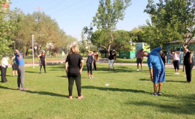 Çankayalılar parklarda antrenör eşliğinde spor yapacak
