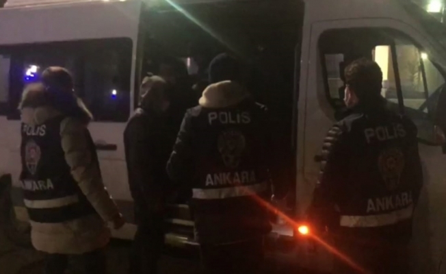 Ankara'da 40 düzensiz göçmen yakalandı