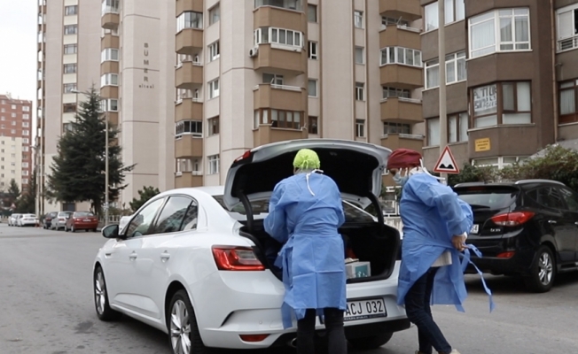 Kayseri Büyükşehir Belediyesinden sağlık çalışanlarına araç ve personel desteği