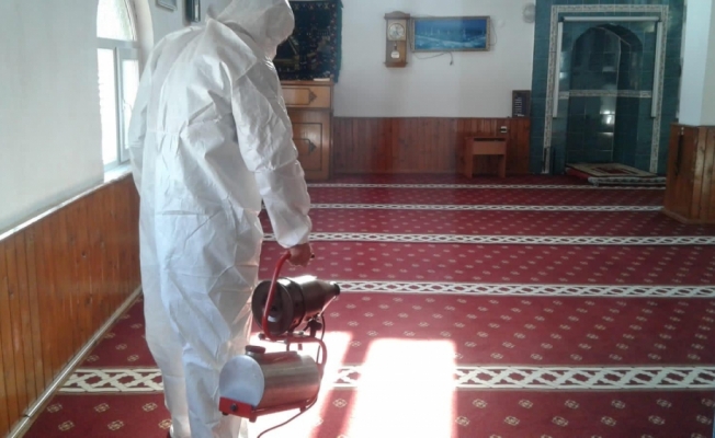Kızılcahamam’daki 159 cami dezenfekte ediliyor