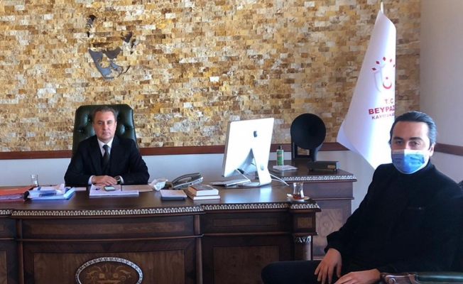 CHP ve MHP İlçe Başkanlarından Beypazarı Kaymakamı Bozdemir'e ziyaret
