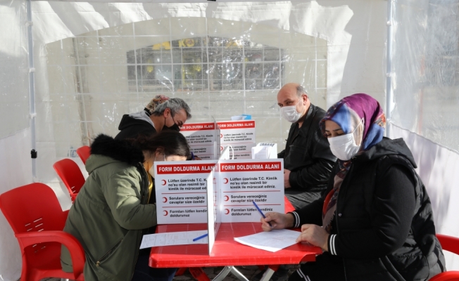 Çubuk'ta vatandaşlar kan bağışı kampanyasına ilgi gösterdi