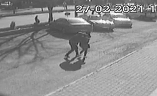 Nevşehir'de erkek arkadaşının bıçaklayarak öldürdüğü kadının güvenlik kamerası görüntüleri ortaya çıktı