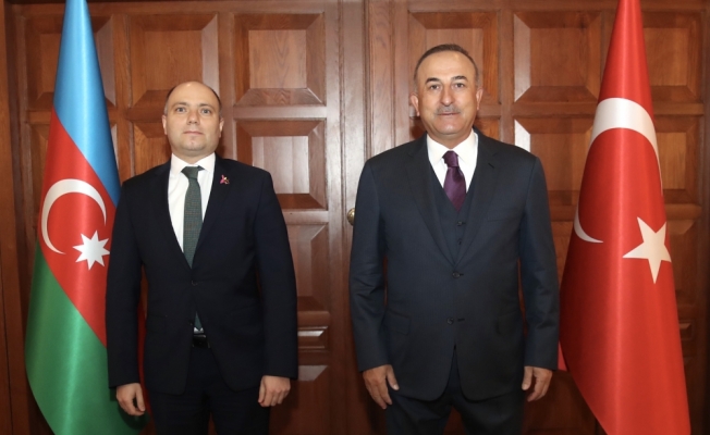 Dışişleri Bakanı Çavuşoğlu, Azerbaycan Kültür Bakanı Kerimov'la görüştü