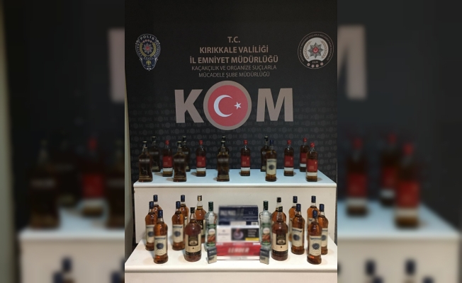 Kırıkkale'de 32 litre sahte alkol ele geçirildi