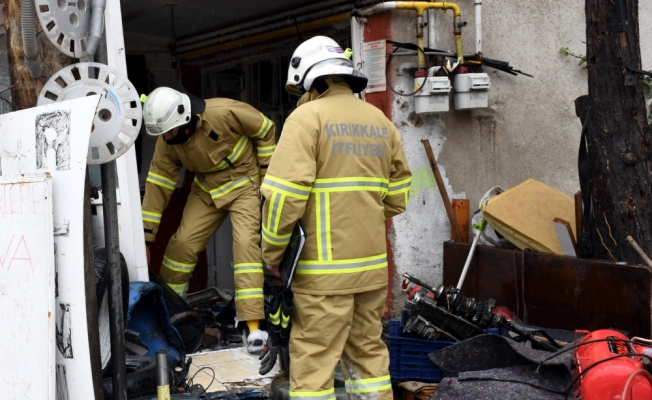 Kırıkkale'de iş yerinde gaz sızıntısından kaynaklı patlamada bir kişi yaralandı