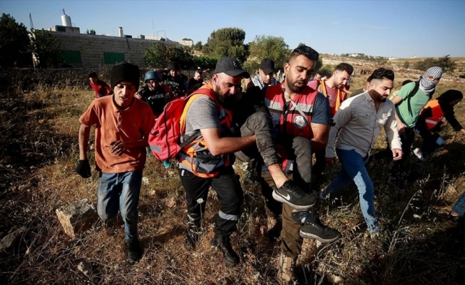 İsrail askerlerinden Batı Şeria'daki Gazze'ye destek gösterilerine müdahale: 112 yaralı