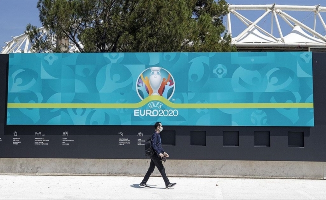 EURO 2020'nin açılış maçı için Roma Olimpiyat Stadı'nda son hazırlıklar yapılıyor