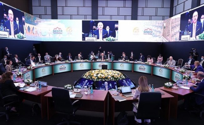 Güneydoğu Avrupa İşbirliği Süreci Zirvesi Dışişleri Bakanları Toplantısı Antalya'da başladı